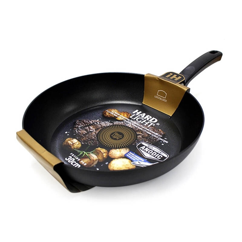 Chảo Cookplus Hard&Light 30Cm, W/Coating Inside Okitsumo (Có Thể Sử Dụng Bếp Từ) - LocknLock - LHB2303OK-IH, , large image number null